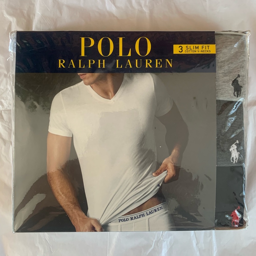 NWT Polo V-Neck Cotton Undershirts